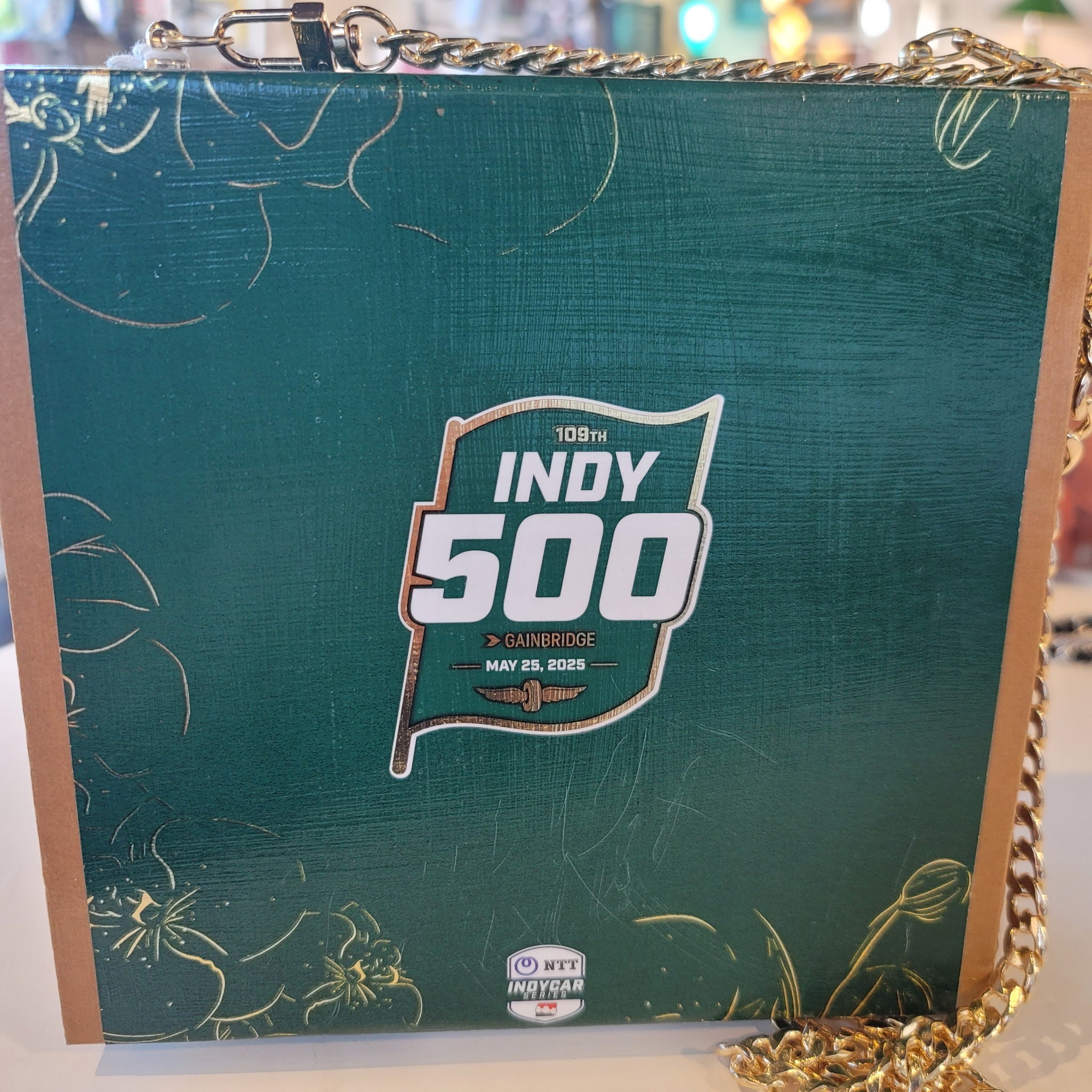 2025 Indy 500 Upcycled Program Bag — One‑of‑a‑Kind