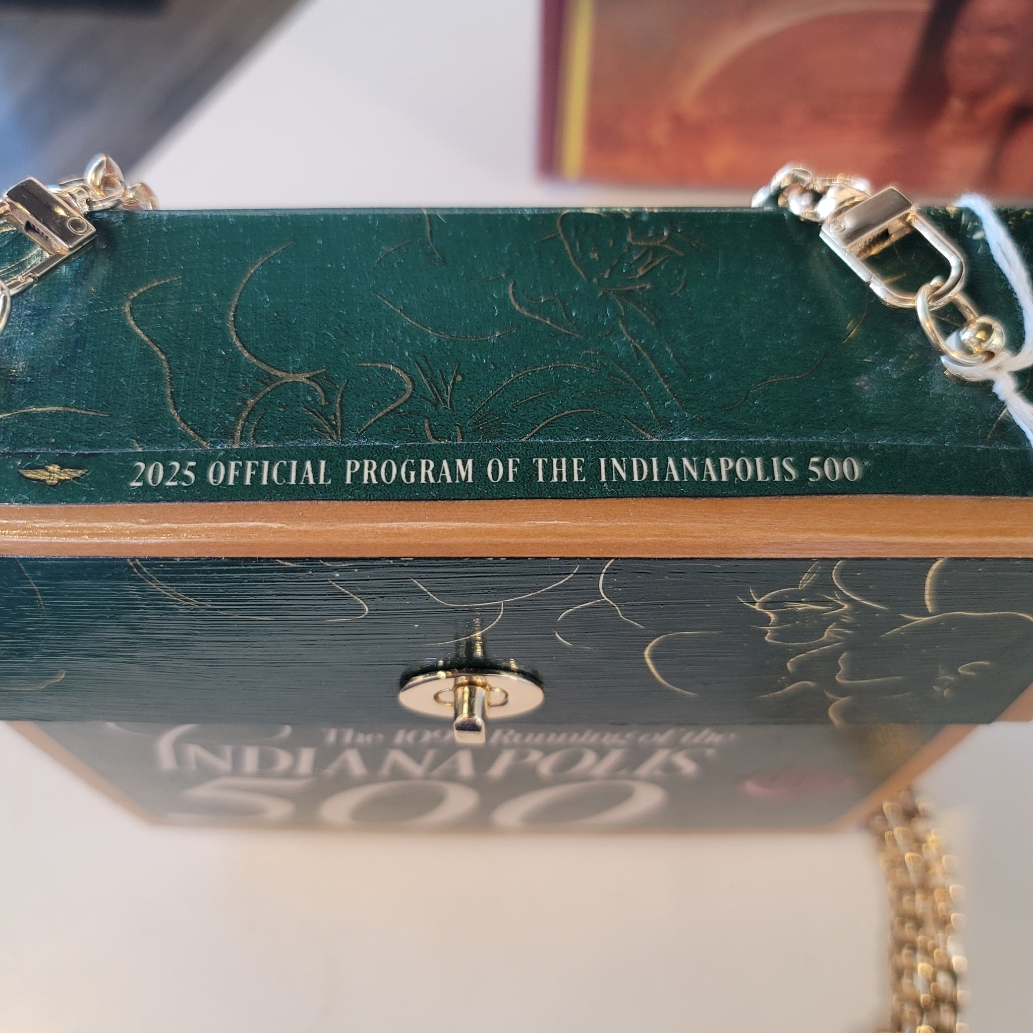 2025 Indy 500 Upcycled Program Bag — One‑of‑a‑Kind