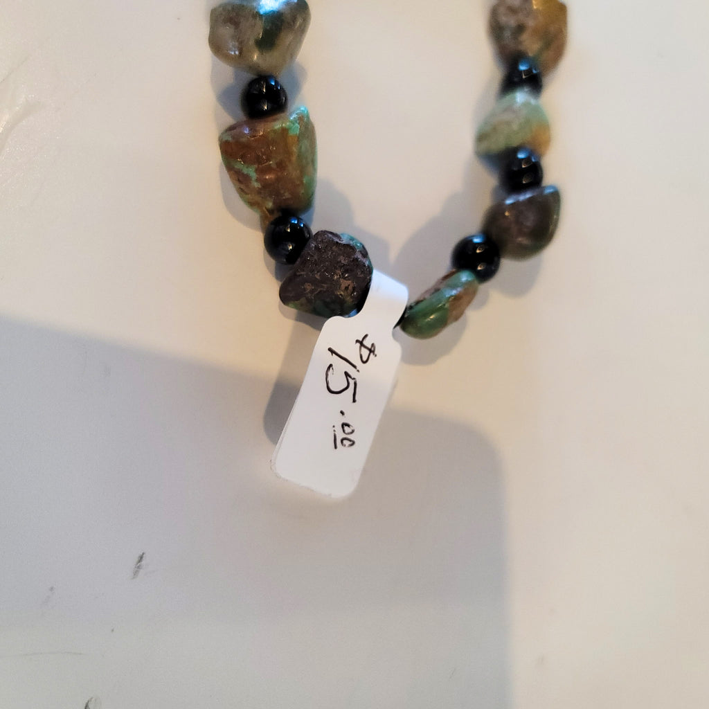 Natural Stone Bracelet — Handmade, One‑of‑a‑Kind