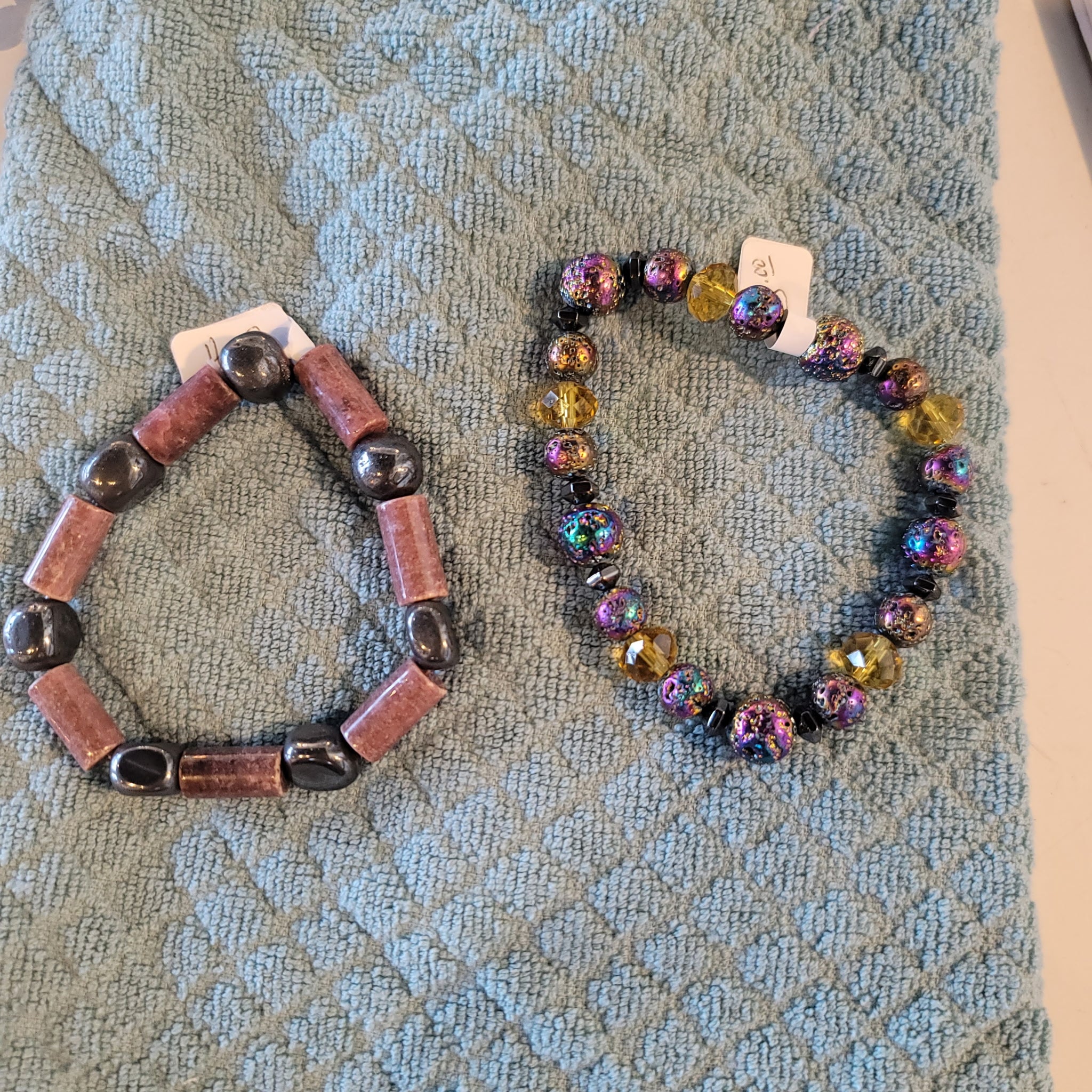 Iridescent Glow Bracelet — Handmade, One‑of‑a‑Kind